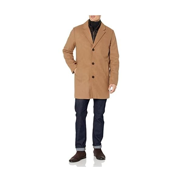 Men's Henry Wool Blend Top Coat (Regular and Big & Tall Sizes)