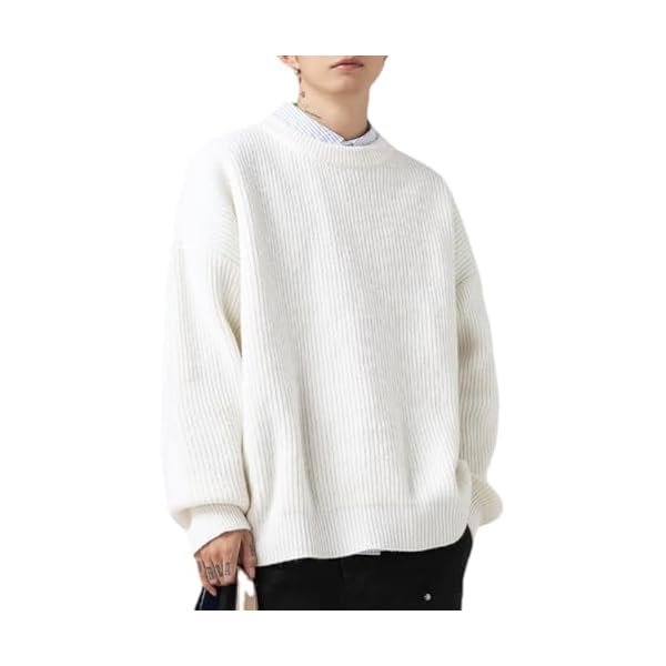 Men's Vintage Grandpa Aesthetic Sweaters Crewneck Knitted Sweatshirt Pullovers Y2K Grunge Clothing Korean Streetwear